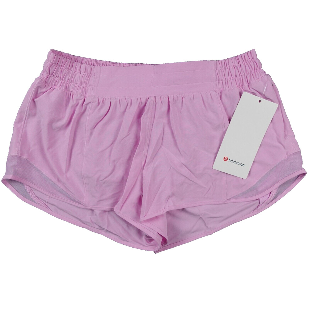 New Lululemon Size 8 Hotty Hot Low Rise LR Lined Short 2.5" VITP Vita Pink